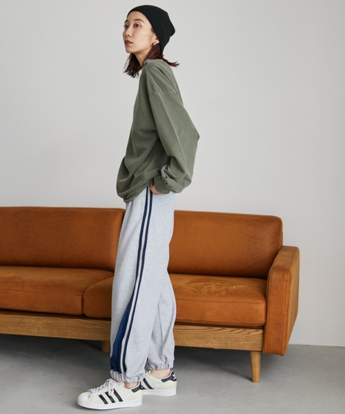 「Auntie Rosa Holiday」 スウェットカットソー FREE カーキ レディース_画像8