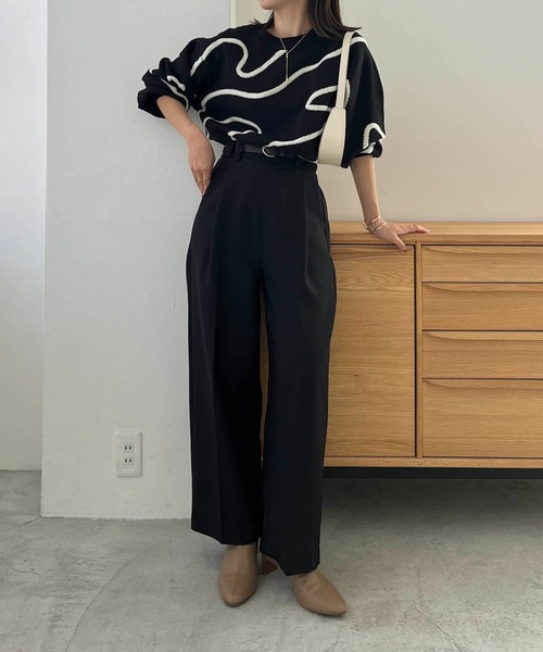 「CAPRICIEUX LE'MAGE」 長袖ニット FREE ブラック レディース_画像9