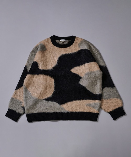 「ONCILY」 長袖ニット MEDIUM ブルー メンズ_画像2