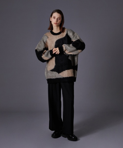 「ONCILY」 長袖ニット MEDIUM ブルー メンズ_画像8