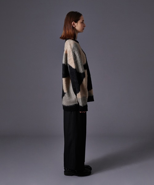「ONCILY」 長袖ニット MEDIUM ブルー メンズ_画像9