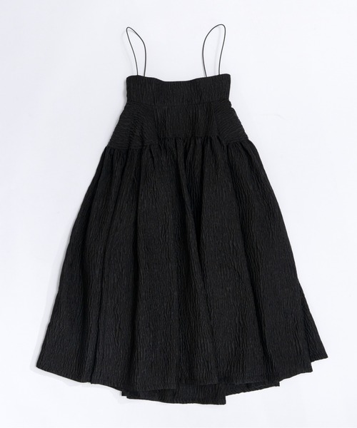 「MAISON SPECIAL」 キャミソールワンピース 38 シルバー レディース_3