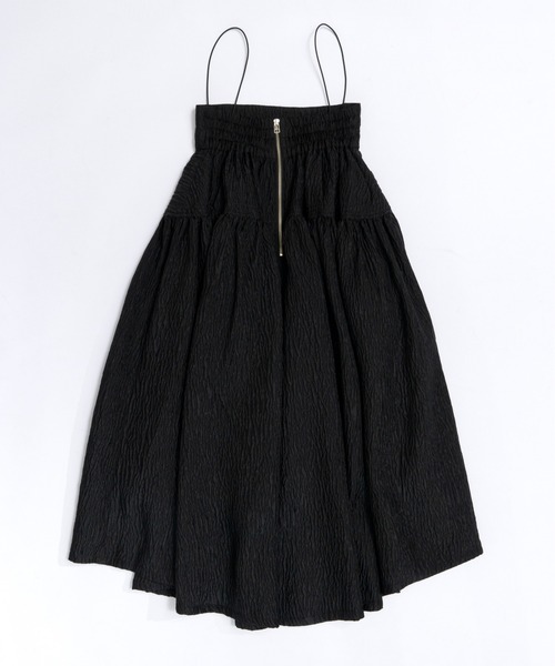 「MAISON SPECIAL」 キャミソールワンピース 38 シルバー レディース_7