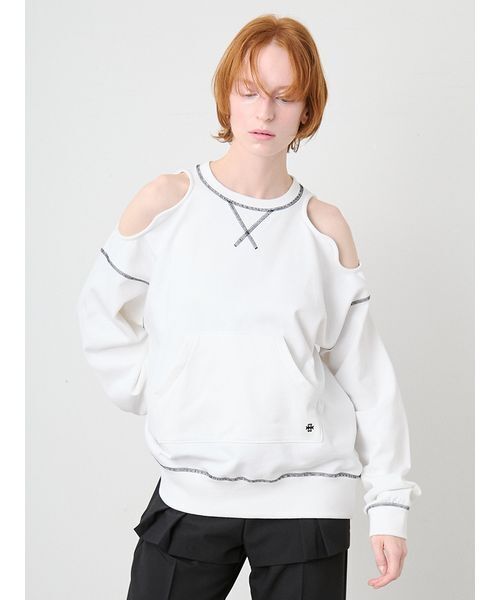 SORIN（ソリン） トレーナー スウェット Cut Out Shoulder Sweat Top 