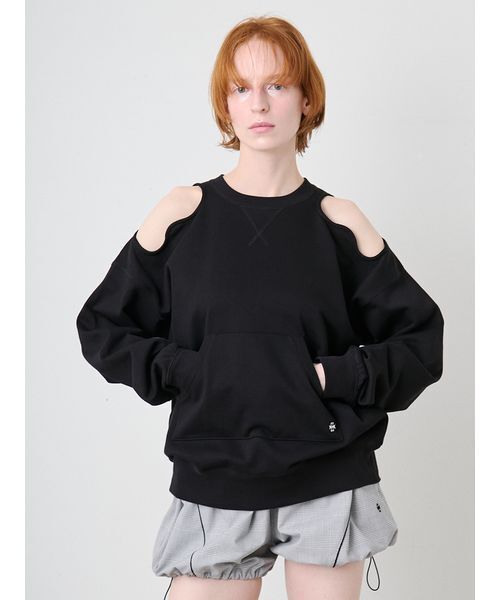 SORIN（ソリン） トレーナー スウェット Cut Out Shoulder Sweat Top 
