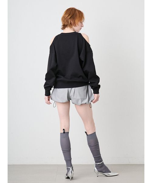 SORIN（ソリン） トレーナー スウェット Cut Out Shoulder Sweat Top 