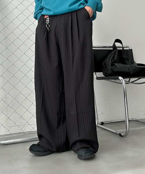 UNDERSTATEMENTs ワイドパンツ スラックス 「ユニセックス」サイド