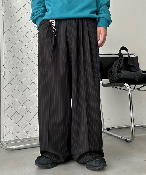 UNDERSTATEMENTs ワイドパンツ スラックス 「ユニセックス」サイド