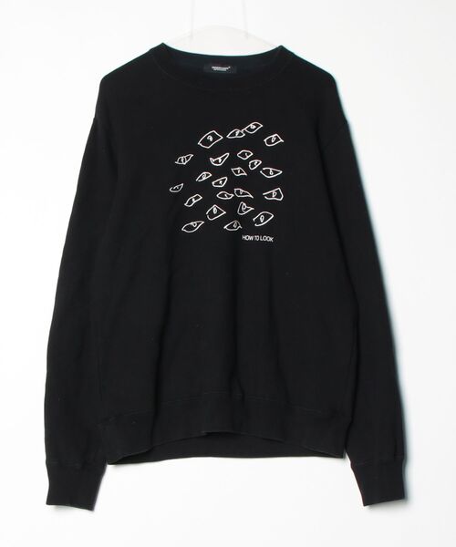UNDERCOVER　 スウェット U 黒：3 (アンダーカバー) UNDERCOVER（アンダーカバー） スウェットカットソー 3 ブラック
