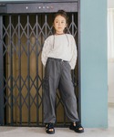ワイドパンツ パンツ カーブドロストリボンパン...の詳細画像1