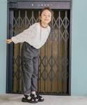 ワイドパンツ パンツ カーブドロストリボンパン...の詳細画像4