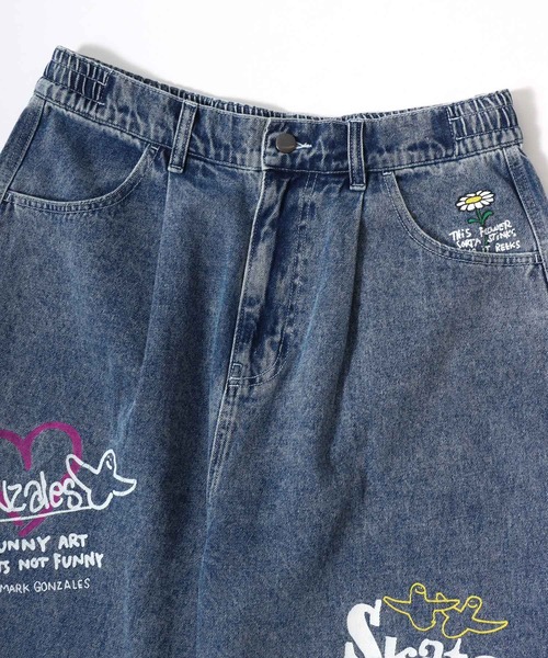 Mark Gonzales（マークゴンザレス） ワイドパンツ ジーンズ MARK