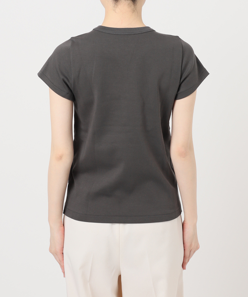 tシャツ 「追加・WEB限定カラー」スビンコットンスムースコンパクトTシャツ レディースの画像