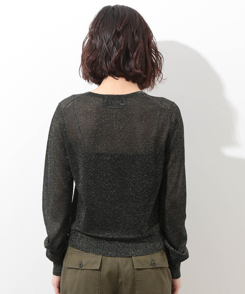 「MADEMOISELLE ROPE'」 長袖ニット 38 ブラック系その他 レディース_画像2