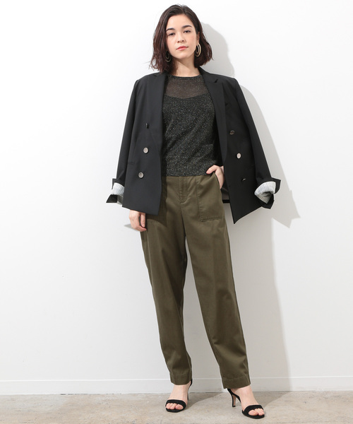 「MADEMOISELLE ROPE'」 長袖ニット 38 ブラック系その他 レディース_画像6