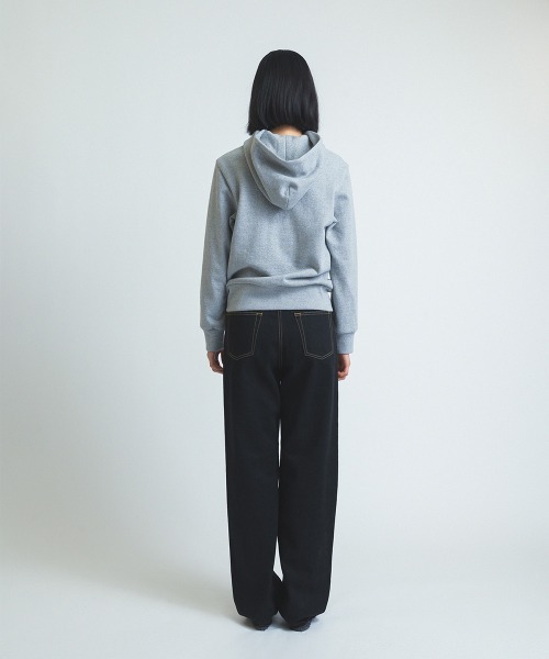 トレーナー スウェット 「soduk」26SS新作 ribbon zip hoodie / リボン