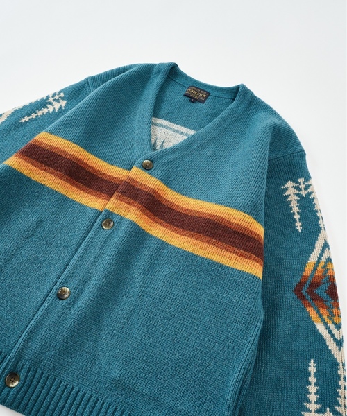 PENDLETON（ペンドルトン） ニットカーディガン SMALL ターコイズ