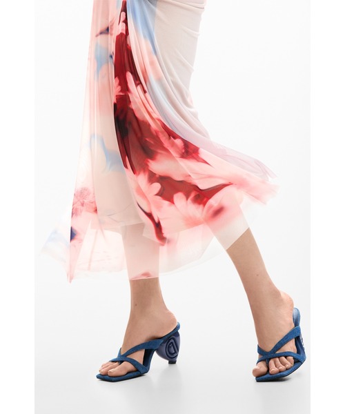 Desigual（デシグアル） ワンピース クロシェトップ×フラワーマキシ