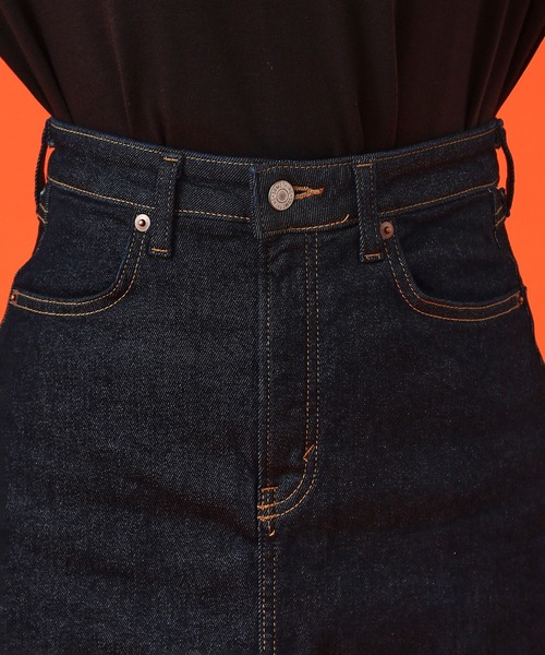 「SOMETHING」 デニムスカート SMALL インディゴブルー レディース_画像6