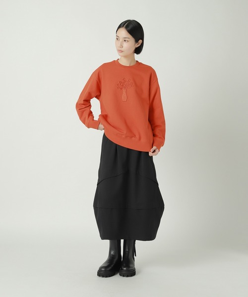 「ZUCCa」 スウェットカットソー M size ブラック レディース