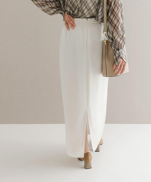 「URBAN RESEARCH ROSSO WOMEN」 ロングスカート 38 オフホワイト レディースの画像