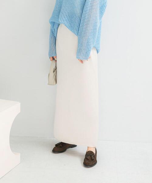 「URBAN RESEARCH ROSSO WOMEN」 ロングスカート 38 オフホワイト レディースの画像