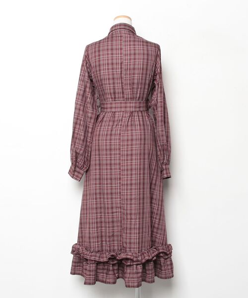 「jouetie」 シャツワンピース MEDIUM ボルドー レディースの画像