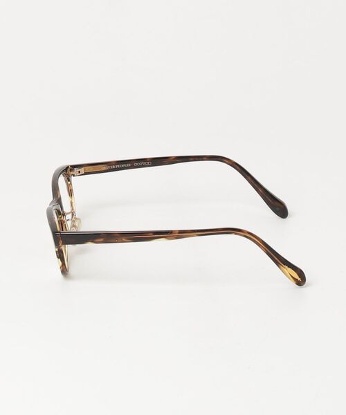「OLIVER PEOPLES」 メガネ - ブラウン レディースの画像