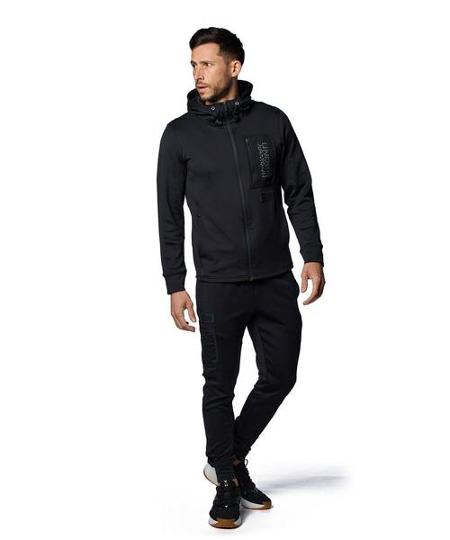 「UNDER ARMOUR」 ジップアップパーカー L ブラック メンズの画像