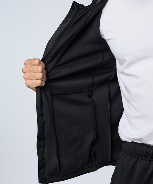 「UNDER ARMOUR」 ジップアップパーカー L ブラック メンズの画像