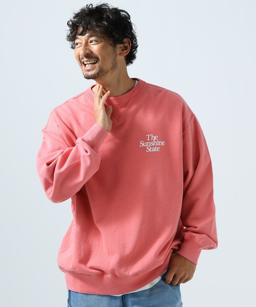 「BAYFLOW」 スウェットカットソー LARGE ブルー メンズ_画像4