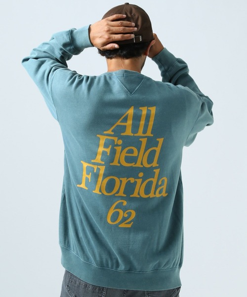 「BAYFLOW」 スウェットカットソー LARGE ブルー メンズ_画像5