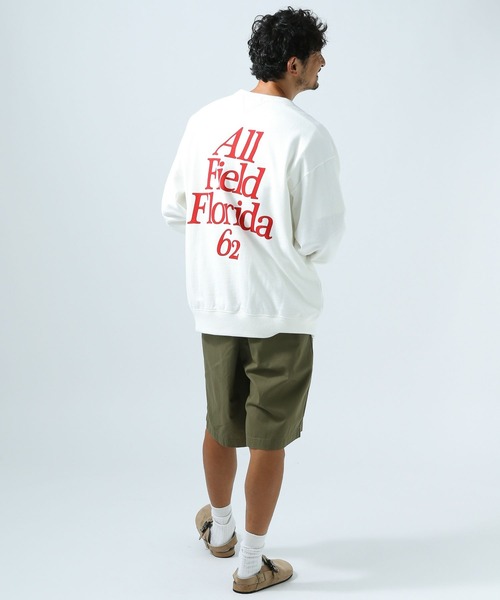 「BAYFLOW」 スウェットカットソー LARGE ブルー メンズ_画像7