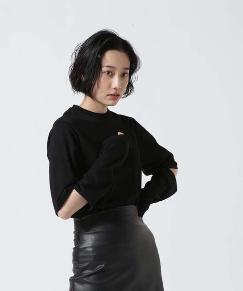 「L.H.P」 長袖カットソー F アイボリー レディース_画像3