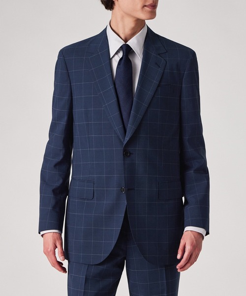 ジャケット テーラードジャケット サマーウィンドウペーン ライトウェイトジャケット / 163165 2169UB メンズの画像