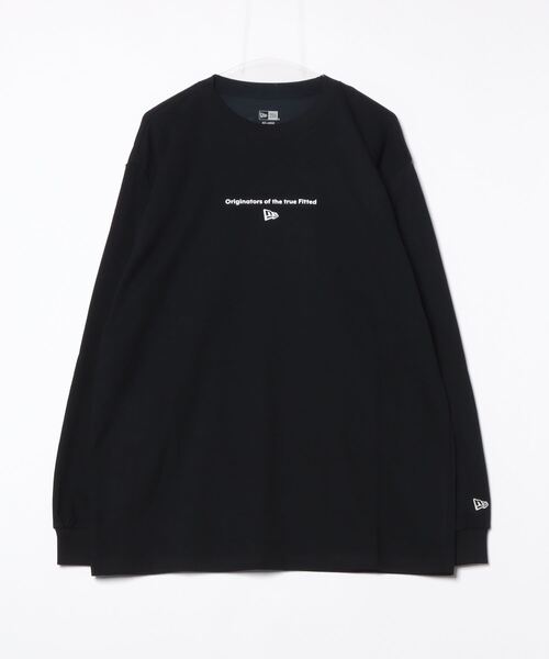 「NEW ERA」 長袖Tシャツ X-LARGE ブラック メンズ_画像3
