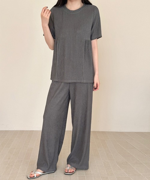 DAY CLOSET パジャマ ルームウェア 「セットアップ」半袖サイド