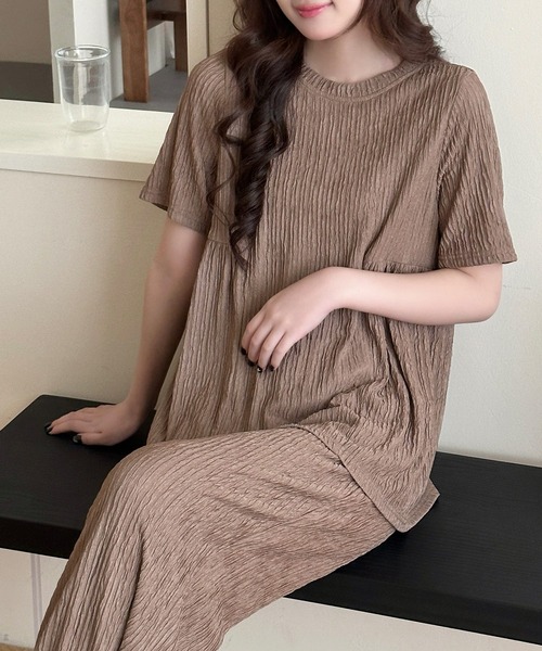 DAY CLOSET パジャマ ルームウェア 「セットアップ」半袖サイド