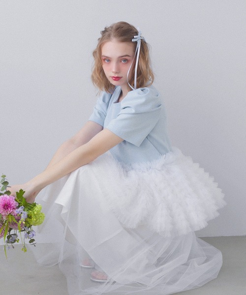 MERAKI チュールペプラムトップス レディース : ZOZOTOWN Yahoo!店