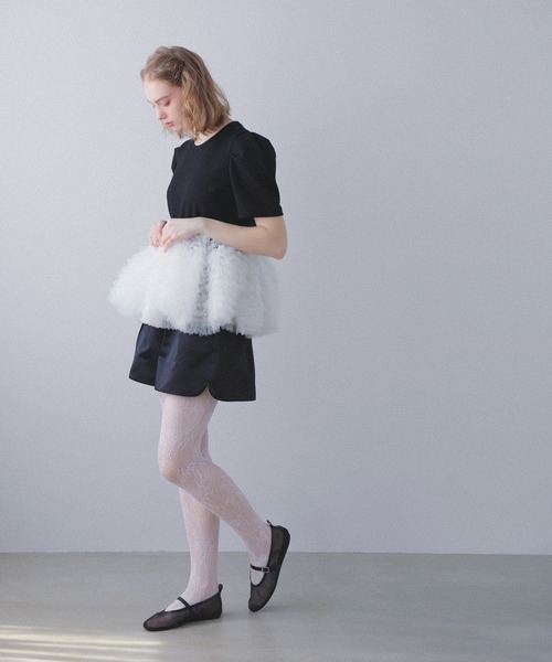 MERAKI チュールペプラムトップス レディース : ZOZOTOWN Yahoo!店