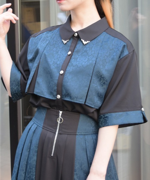 axes femme（アクシーズ ファム） ブラウス シャツ 半袖