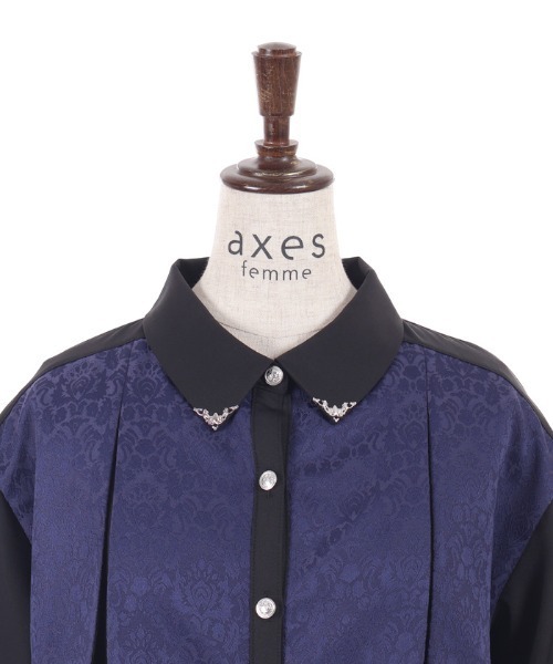axes femme（アクシーズ ファム） ブラウス シャツ 半袖