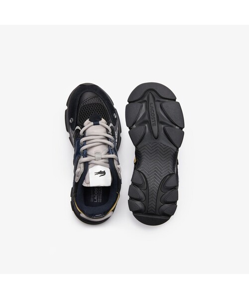 「LACOSTE」 ローカットスニーカー 23.5cm ブラック レディース_画像3