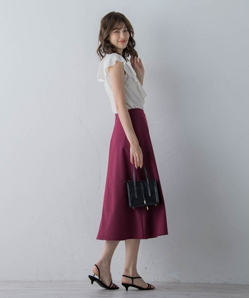 「ketty」 フレアスカート S ベージュ レディース_画像9