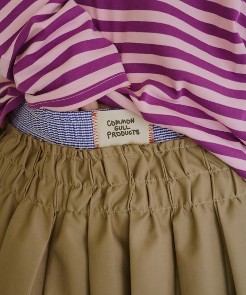 「common gull products.」 プリーツスカート LARGE ダークブラウン レディース_画像8