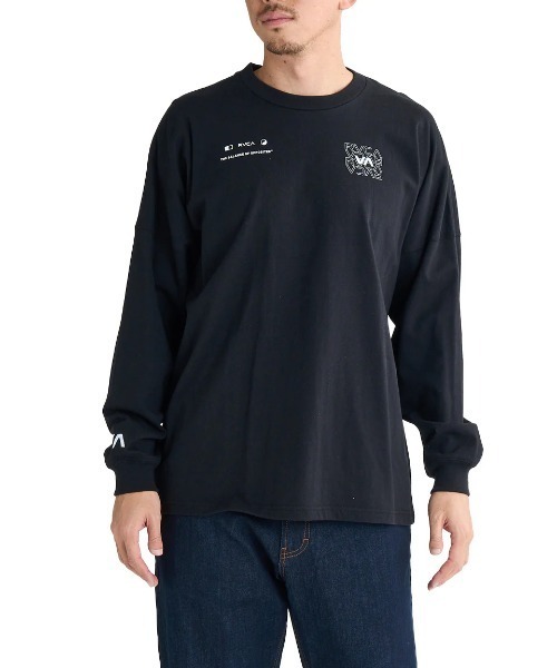「RVCA」 長袖Tシャツ X-LARGE ミント メンズ_画像2