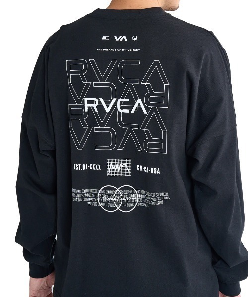 「RVCA」 長袖Tシャツ X-LARGE ミント メンズ_画像4