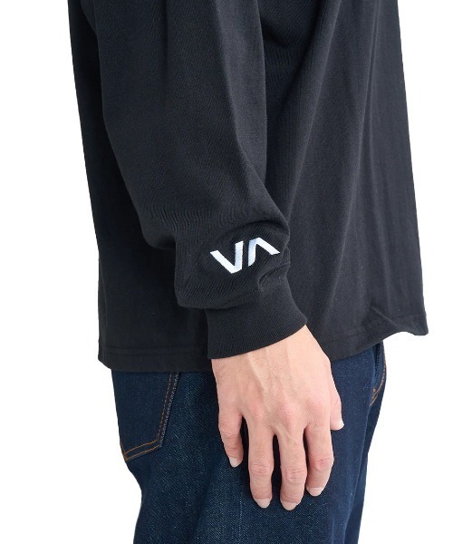 「RVCA」 長袖Tシャツ X-LARGE ミント メンズ_画像5