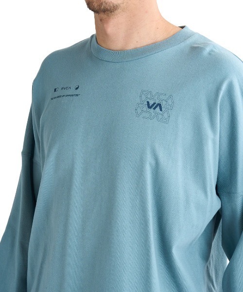 「RVCA」 長袖Tシャツ X-LARGE ミント メンズ_画像7