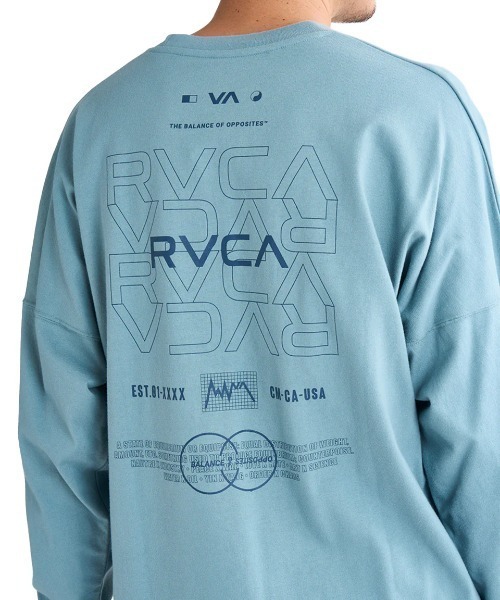 「RVCA」 長袖Tシャツ X-LARGE ミント メンズ_画像8